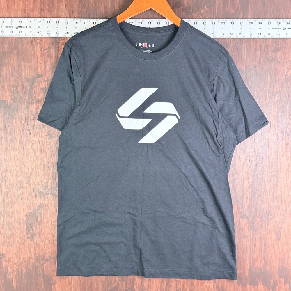 Jordan Luka Doncic Graphic T-Shirt Black White Jumpman Logo AQ2366-00A Medium LD